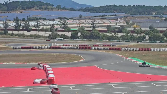 Karts racing near the Algarve circuit