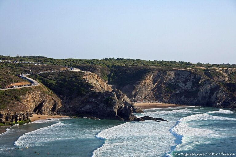 Praia das Adegas, Algarve. A small cove beside Odeceixe.