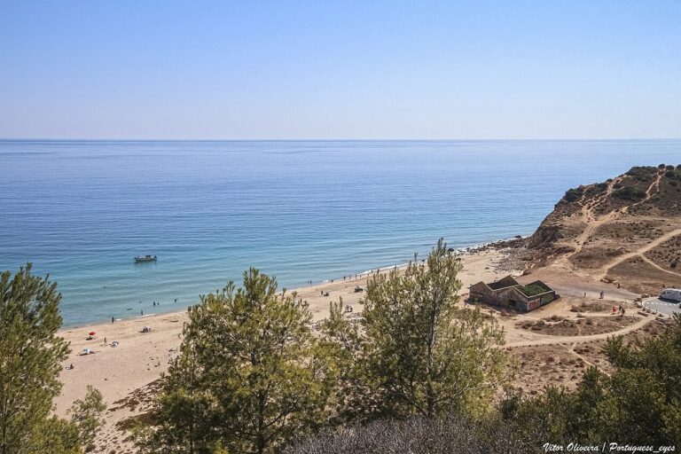 Praia da Boca do Rio, Algarve. An open bay between Salema and Burgau.