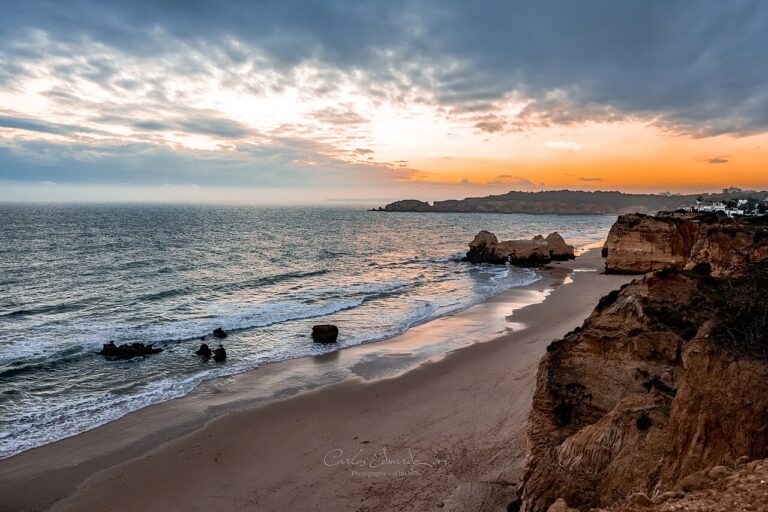 Praia da Rocha, Algarve. Portimão’s broad beachfront.